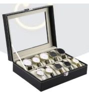 Ultimate Watch Organizer for Safe Storage and Display, Premium Utility Gift for Watch Collectors, Travel Use and Everyday Personal Organization